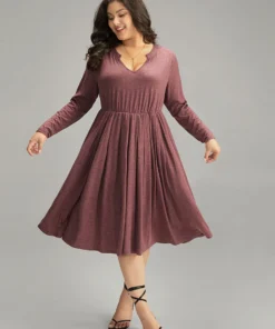 Supersoft Essentials Notched Elastic Waist Dress 14 Supersoft Essentials Notched Elastic Waist Dress -Clothing Shop 9735351 oh