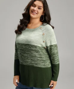 Colorblock Contrast Heather Button Detail Pullover 32 Colorblock Contrast Heather Button Detail Pullover -Clothing Shop 974405350 vf a3f9a896 5356 49a5 9bca bca1ba4ca8be