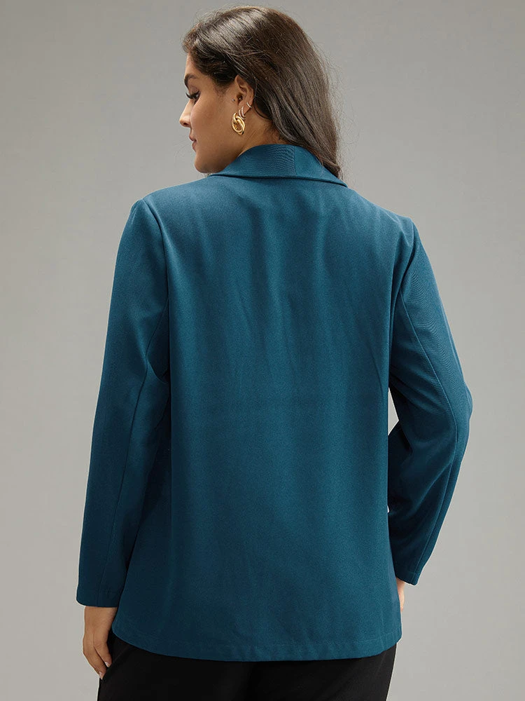 Anti-Wrinkle Lapel Collar Pocket Blazer 4 Anti-Wrinkle Lapel Collar Pocket Blazer - Image 2