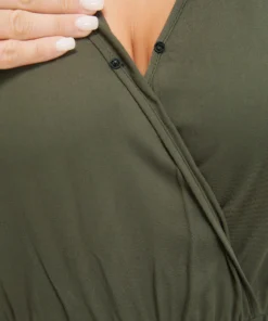 Plain Pocket Wrap Cut Out Knotted Hem Jumpsuit -Clothing Shop 983899982 fc f0f55187 f0ae 4ed6 b8db 3098af3e471a