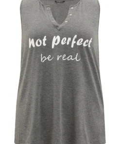 Letter Print Button Notched Tank Top 19 Letter Print Button Notched Tank Top -Clothing Shop 986337617 hg 54fe4087 678f 4895 ae21 cb2088973873