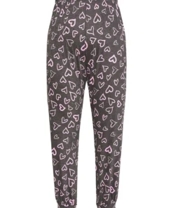 Heart Print Pocket Sleep Carrot Pants 17 Heart Print Pocket Sleep Carrot Pants -Clothing Shop 990352513 tk