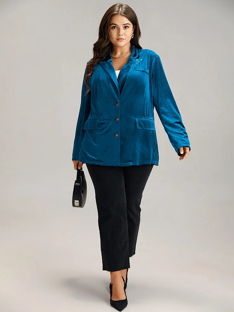 Plain Button Fly Flap Pocket Blazer 6 Plain Button Fly Flap Pocket Blazer - Image 4