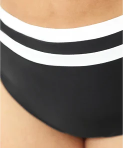 Contrast Trim High Waist Bikini Bottom -Clothing Shop 991188803 rx