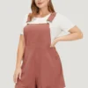 Plain Pocket Button Side Overall Jumpsuit -Clothing Shop 992146036 xh 654fcf6b 7ecd 4b03 9c94 efbb3999a2d1