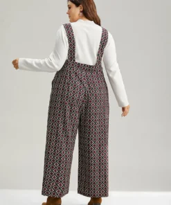 Christmas Geometric Adjustable Straps Jumpsuit -Clothing Shop 994222031 dt 2962a2fc cecb 4a93 8b96 c04e059ec967