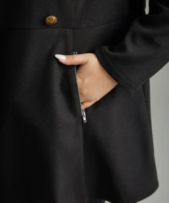 Lapel Collar Metal Detail Zipper Pocket Coat -Clothing Shop 995116115 yn bc806b20 a483 4d99 9b28 047c459763a0