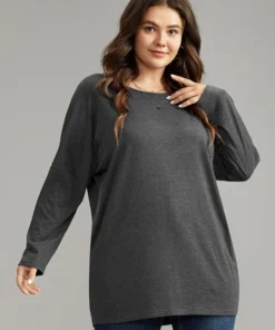 Supersoft Essentials Solid Drop Shoulder T-shirt