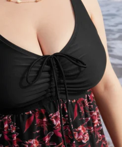 Plant Print Drawstring Ruffles Ruched A Line Swim Dress 16 Plant Print Drawstring Ruffles Ruched A Line Swim Dress -Clothing Shop 999264666 dv 6c6bfcf6 1f40 48f4 82f2 2ff0c0d6a776