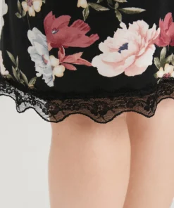 Floral Print Lace Trim Cami Night Dress -Clothing Shop 9 1a18d0c2 3614 4aa0 83bf 55087e8679cc