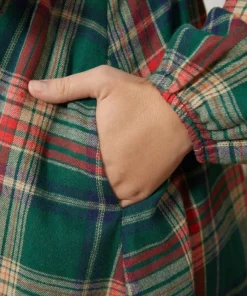 Plaid Button Detail Pocket Belted Arc Hem Dress -Clothing Shop 9 9c50b1fd d2dd 49cb bf77 81b1525704dc